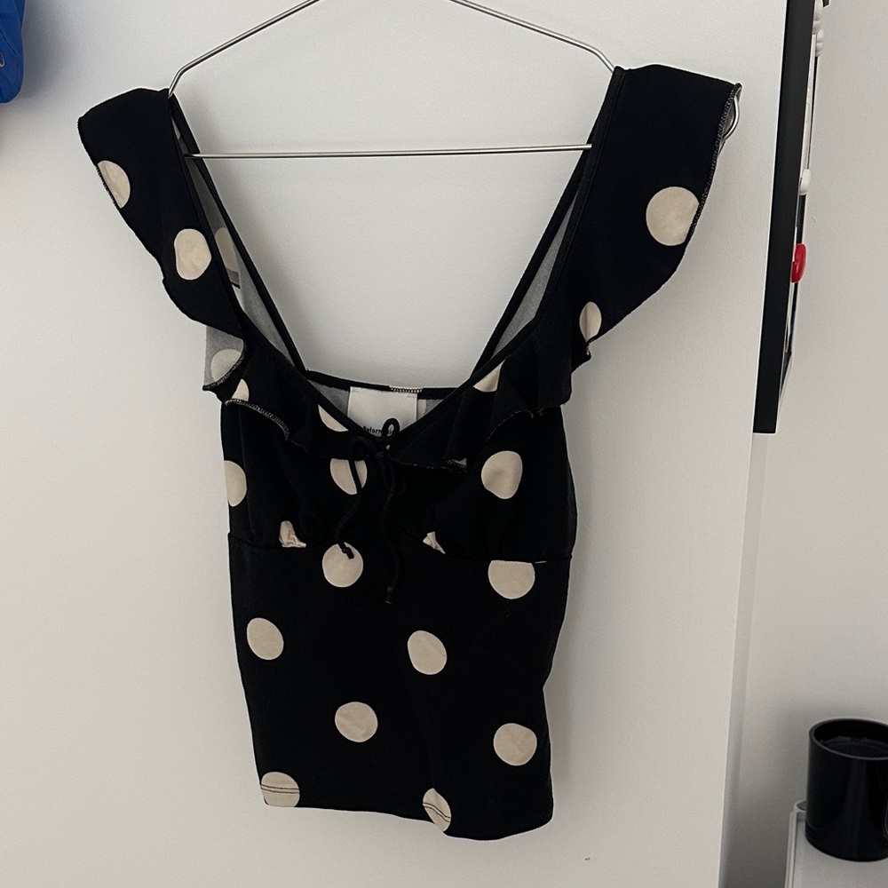 Reformation Polka Dot Top XS